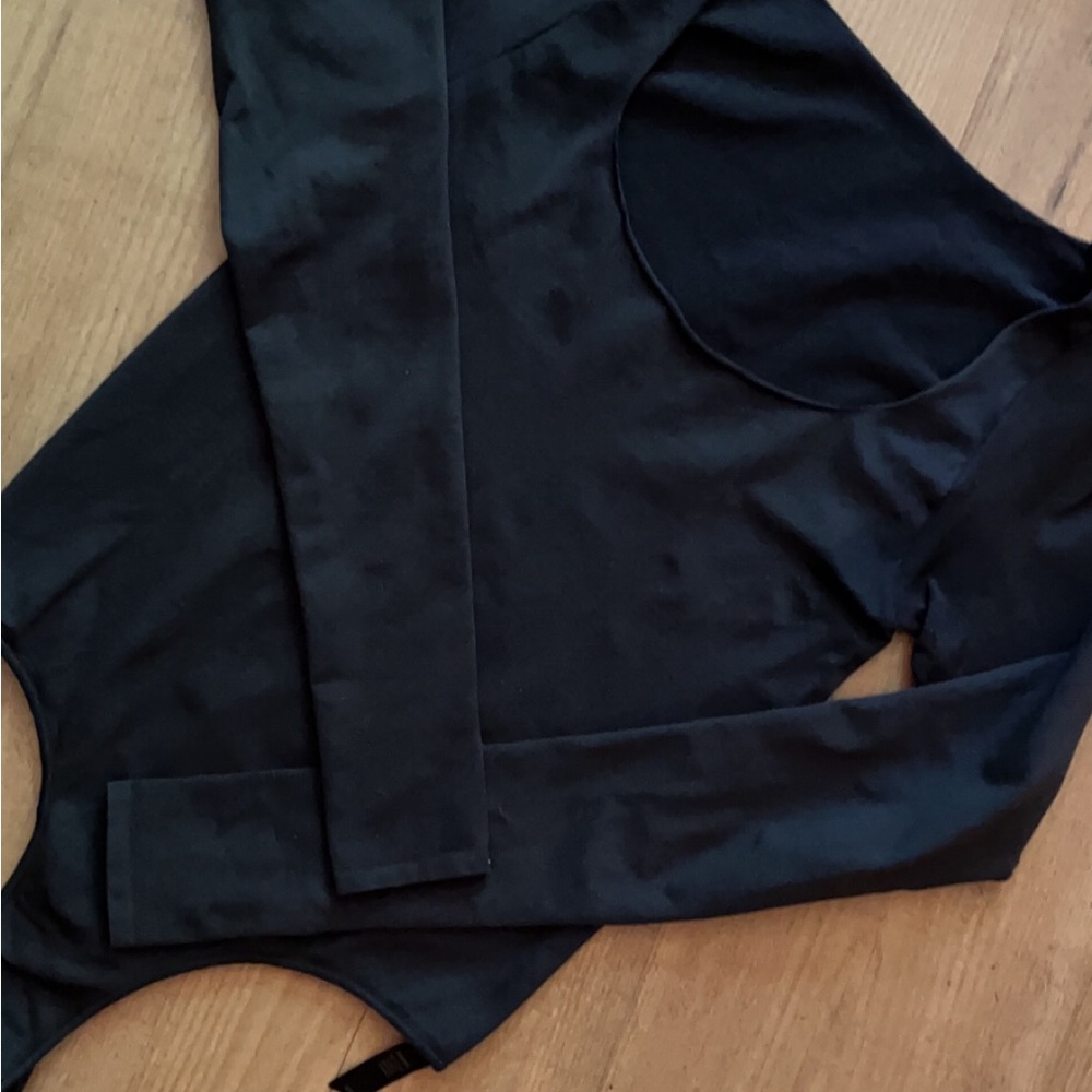 SKIMS long sleeve scoop neck bodysuit